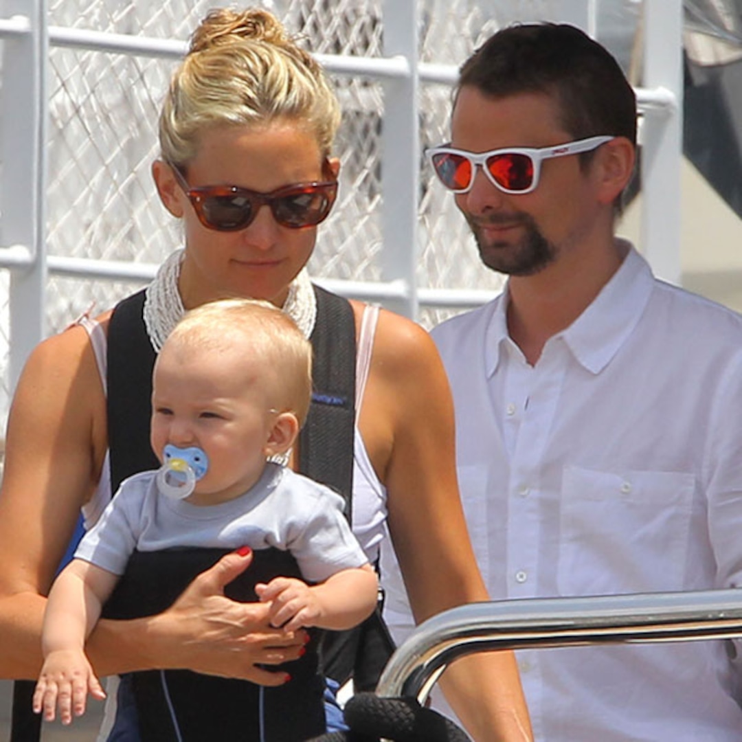 Kate Hudson and Matthew Bellamy Soak Up the Sun With Baby Bingham - E